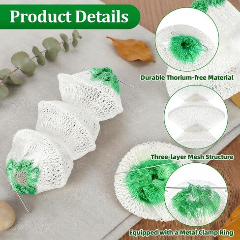 5 PCS Lantern Mantles, #95 Insta-Clip Accordion Shape Mantle for Coleman in Saudi Arabia