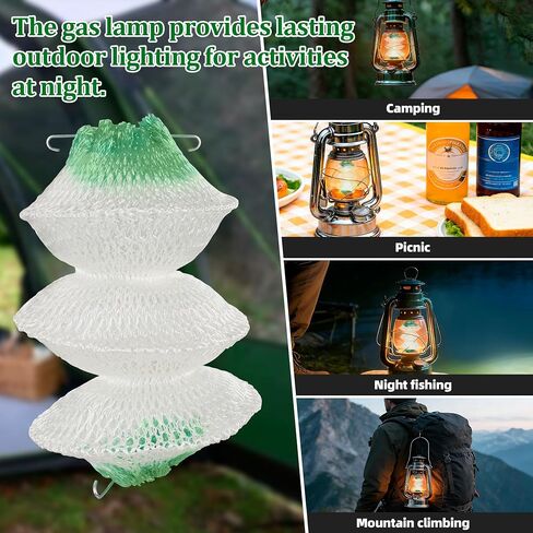 5 PCS Lantern Mantles, #95 Insta-Clip Accordion Shape Mantle for Coleman in Saudi Arabia