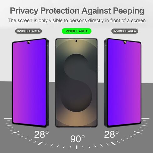 Compatible for Samsung Galaxy A54 5G [6.4 inch] Matted Privacy Screen Protector Tempered Glass, Matted Gradient Anti Spy Anti Blue Light Easy Installation, 【Not Support Fingerprint Unlock】,2 Pack in Saudi Arabia