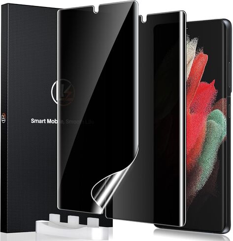 LK 2 Pack for Samsung Galaxy S21 Ultra Privacy Screen Protector, TPU Film in Saudi Arabia