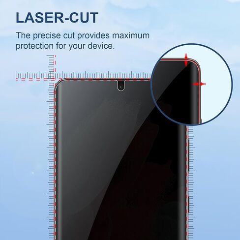 LK 2 Pack for Samsung Galaxy S21 Ultra Privacy Screen Protector, TPU Film in Saudi Arabia
