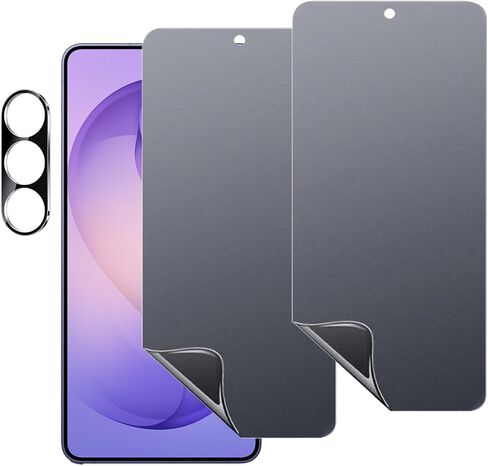 2 Pack for Samsung Galaxy S26 Ultra Matte Privacy Screen Protector Anti spy Anti Glare Soft Film+1 PCS Camera Lens Protector 6.9 inch in Saudi Arabia