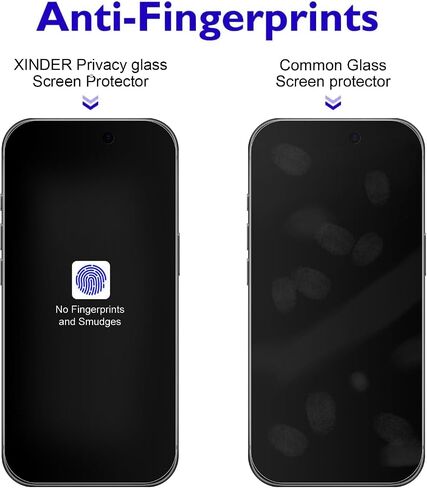 Designed for iPhone 17 Pro Max Privacy Tempered Glass Screen Protector [Military Grade Shatterproof & Longest Durable], Auto Dust-Elimination Installation Box, Bubble Free, HD Clear, Anti-Spy, Easy Installation, 2 Pack in Saudi Arabia