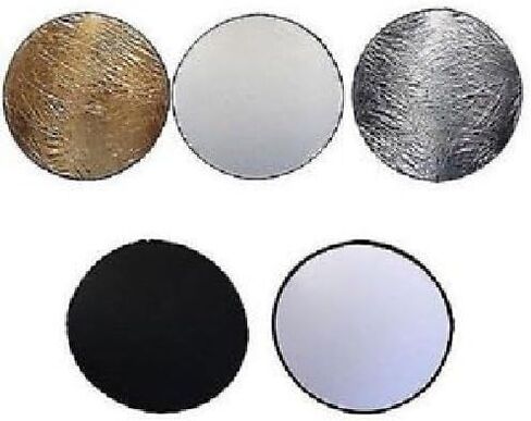42" 110cm 5 in 1 Photo Round Studio Collapsible Reflector Light Diffuser Kit Set in Saudi Arabia