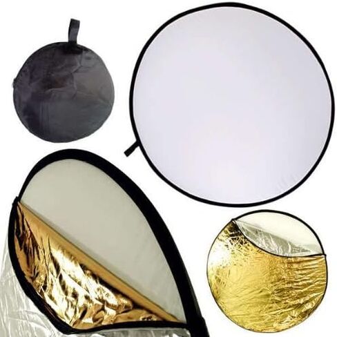 42" 110cm 5 in 1 Photo Round Studio Collapsible Reflector Light Diffuser Kit Set in Saudi Arabia