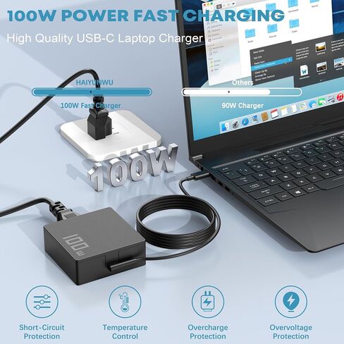 شاحن كمبيوتر محمول USB C بقوة 100 وات لجهاز ASUS ROG Ally x in Kuwait