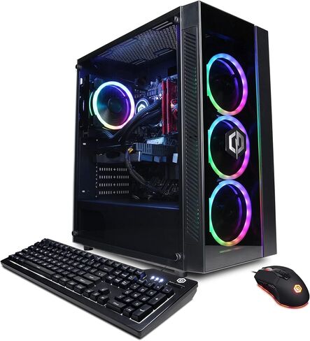 CYBERPOWERPC Gamer Supreme Liquid Cool Gaming PC, AMD Ryzen 7 5800X 3.8GHz, GeForce RTX 3060 12GB, 16GB DDR4, 1TB NVMe SSD, WiFi Ready & Win 11 Home (SLC8260A8) in Saudi Arabia