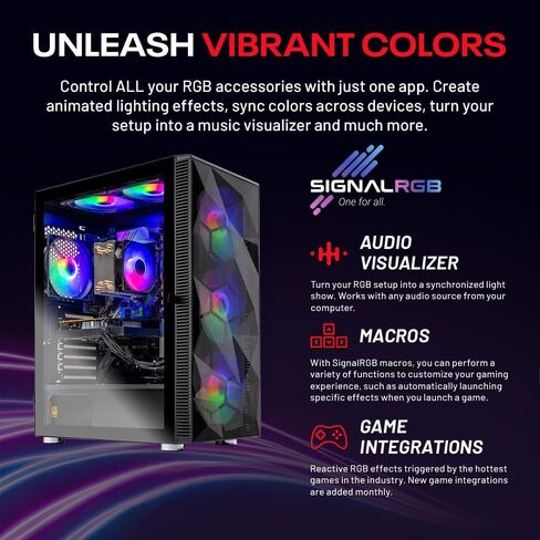 Skytech Gaming Storm Gaming PC, AMD Ryzen 5 5500 3.6GHz, NVIDIA RTX 5050 8GB, 1TB NVMe SSD, 32GB DDR4 RAM 3200, 650W Gold PSU, Wi-Fi, Win 11, Desktop in Saudi Arabia