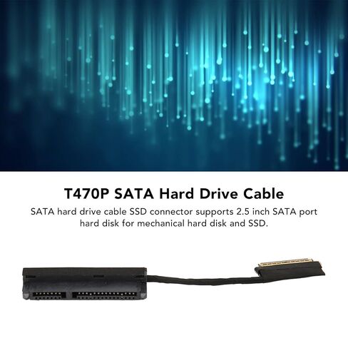 2.5 Inch Hard Drive Cable Durable Connector Supports SSD for Thinkpad T470 T470P T480 T480P 1 Unit in Saudi Arabia