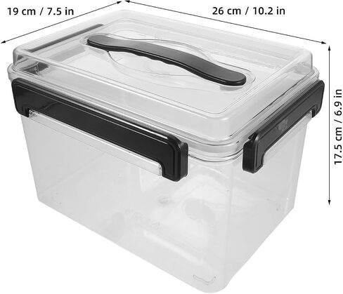 Acrylic Camera Lens Storage Box Waterproof Square Organizer in Saudi Arabia