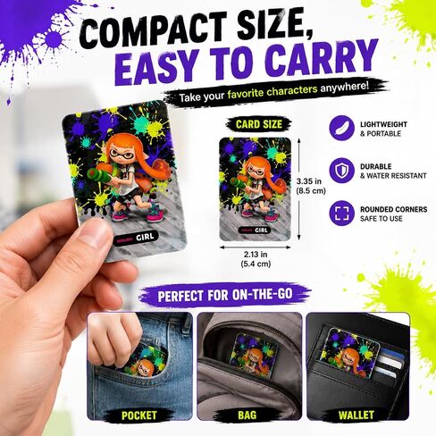 27 PCS Splat NFC Mini Cards, Reusable Cards for Nintendo Switch in Saudi Arabia