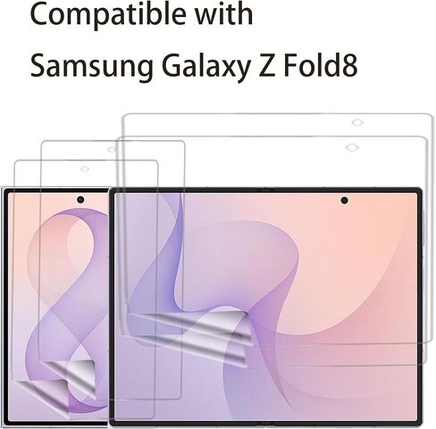 for Samsung Galaxy Z Fold 8 2+2 Pack Hydrogel Film Screen Protector in Saudi Arabia