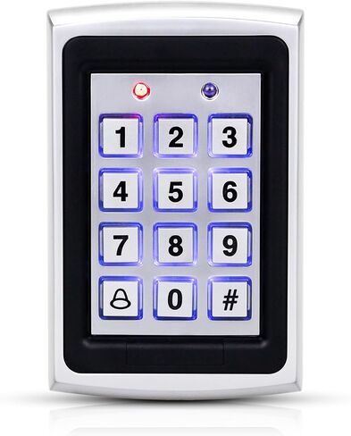 RFID Access Control Keypad – 1000 Users, Backlit, Metal Keypad in Saudi Arabia