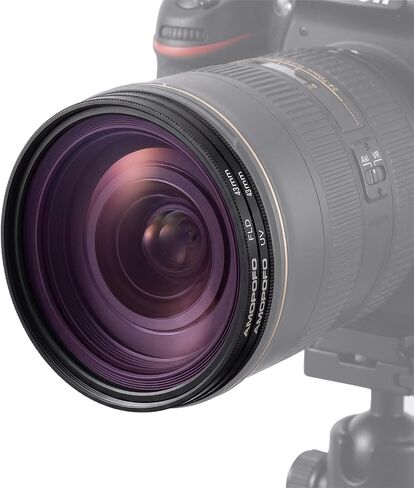 43mm 3-Piece Camera Lens Filter Set, UV/CPL/FLD Multi-Coated Optical Filter Kit for DSLR Photography in Saudi Arabia