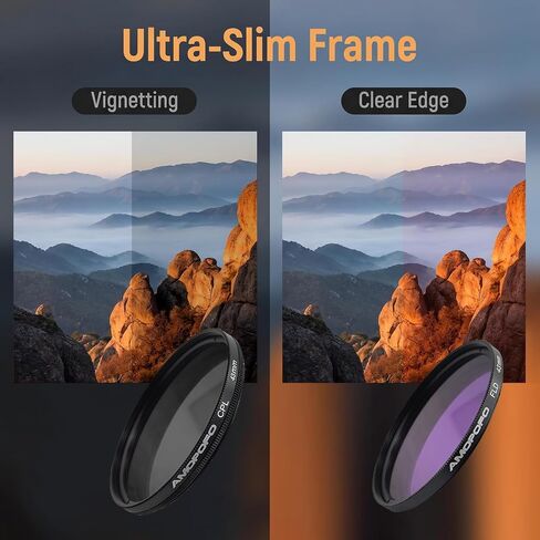 43mm 3-Piece Camera Lens Filter Set, UV/CPL/FLD Multi-Coated Optical Filter Kit for DSLR Photography in Saudi Arabia