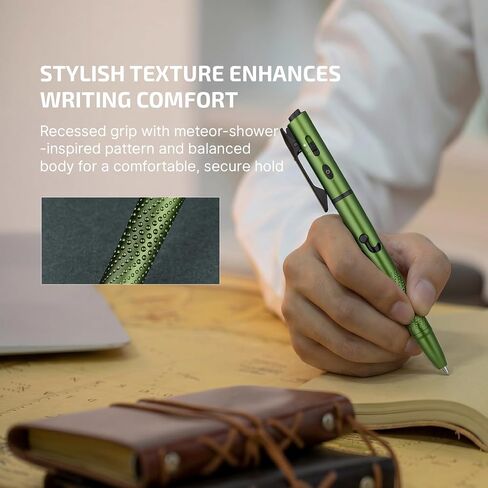 OLIGHT O'Pen 3 4-in-1 Pen Flashlight OD Green with 3 Ballpoint Refills in Saudi Arabia