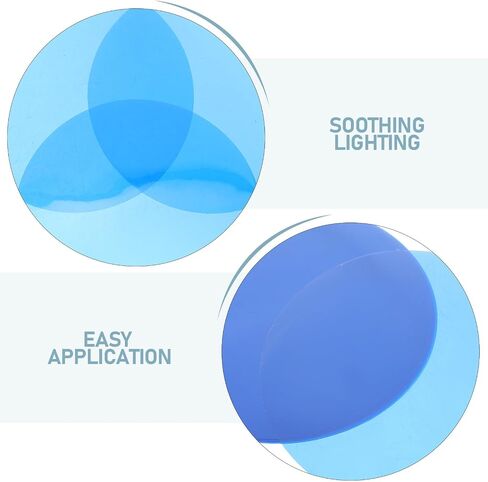 10pcs Color Filter for Lamp PET Film for Ceiling Spotlight in Saudi Arabia