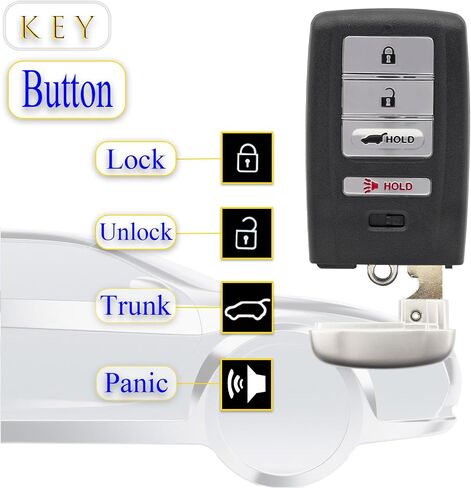 Keyless Entry Remote Control Smart Key Fob for Acura RDX 2019-2020 in Saudi Arabia