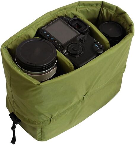 FAVOMOTO Camera Bag Insert Nylon Padded Storage Case for Lens Travel in Saudi Arabia