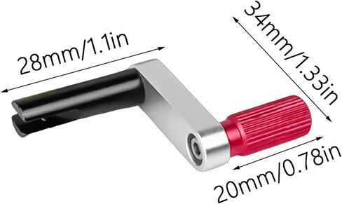 Aluminum Film Winding Crank Bulk Loader Winder Lever for 135 Film Cassettes Manual Roll Extension Handle Spanner Darkroom Accessories in Saudi Arabia