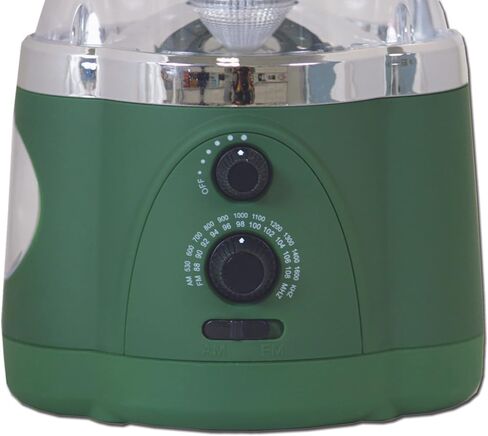 NORTHPOINT 190485 12-LED Lantern with 4-LED Flashlight & AM/FM Radio (Green) in Saudi Arabia