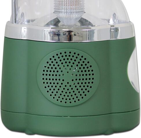 NORTHPOINT 190485 12-LED Lantern with 4-LED Flashlight & AM/FM Radio (Green) in Saudi Arabia