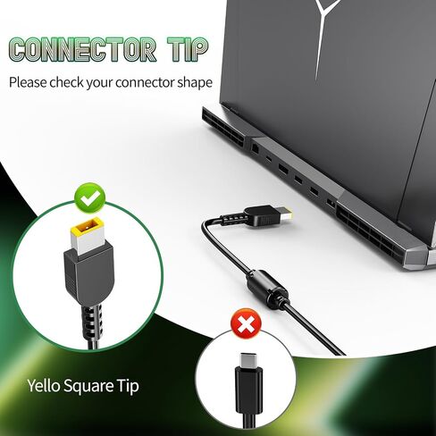 Slim 245W AC Charger for Lenovo Legion Pro 5 16IAX10H RTX5070Ti 16" Legion 5 15IRX10 RTX 5060 LOQ 17IRX10 Yoga Pro 9 16IAH10 Legion 7 16IAX10 ADL245SDC3A ADL245SLC3A Laptop Power Adapter in Saudi Arabia