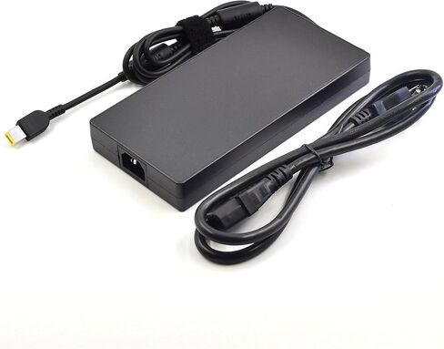 300W Square Yellow Tip Charger for Lenovo ThinkPad Thunderbolt 4 Workstation Dock Docking Power Supply Adapter Cord in Saudi Arabia