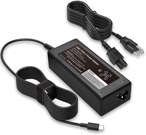 65W USB C Laptop Charger Compatible with HP EliteBook in Saudi Arabia