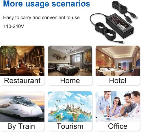 65W USB C Laptop Charger Compatible with HP EliteBook in Saudi Arabia