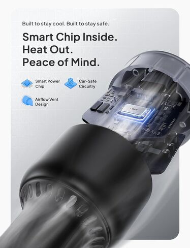 LISEN 136W Car Charger USB C Fast Charge, for iPhone 18 Pro Max, iPhone Duo in Kuwait
