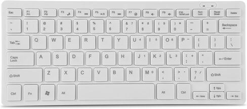 78 key Ultra thin Keyboard, Mini Portable USB Wired Keyboard High Sensitivity Corded Silent Small Compact Computer Keyboard for Desktop Laptop PC(white) in Saudi Arabia