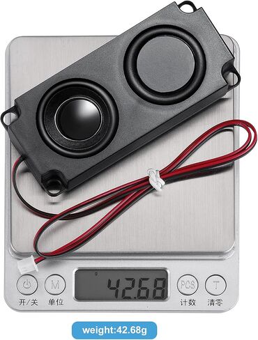 MakerHawk 2pcs Ar duino Speaker 5 Watt 8 Ohm Double Cavity Mini Speaker Full-Range Cavity Advertising Machine Small Speaker 3.3V 5V with JST-PH2.5mm-2 pin Interface in Saudi Arabia