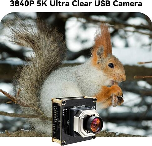 20MP Autofocus USB3.0 Camera Module,5K 3840P 85° HFOV Wide Angle No Distortion Lens,Plug and Play for Jetson Nano Raspberry Pi,Compatible with Windows Linux Mac for 3D Printer Machine Vision in Saudi Arabia