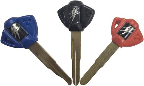Motorcycle Blank Key Replacement Uncut Key Blade Compatible with Suzuki Hayabusa GSXR 1300 Hayabusa 1999-2020 in Saudi Arabia