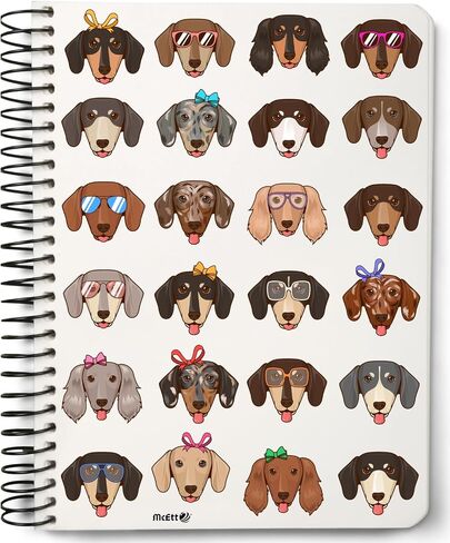 أوراق ملصقات McEtt Dachshund - 5 عبوات (120 ملصق وجه Doxie) in Kuwait
