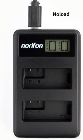 Norifon LP-E6 Dual Channel LCD USB Charger for Canon EOS 5D Mark II in Saudi Arabia