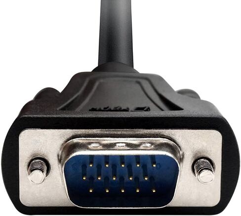 DTech 3 Feet SVGA VGA Computer Monitor Cable Male to Male Supports 1080p High Resolution (1 Meter, Black) in Saudi Arabia