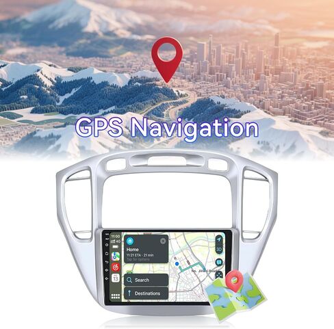 9 Inch Car Radio Compatible with Toyota Highlander 2000-2007, 2+64GB in Saudi Arabia