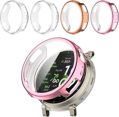 4 Pack Soft TPU Screen Protector Case for Amazfit Active 3 Premium in Saudi Arabia