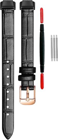 Genuine Leather Watch Band Compatible with Fitbit Inspire 3 Women Men, Leather Soft Wristband Replacement Straps Fit for Fitbit Inspire 3 Fitness Tracker with Remover Kit in Saudi Arabia