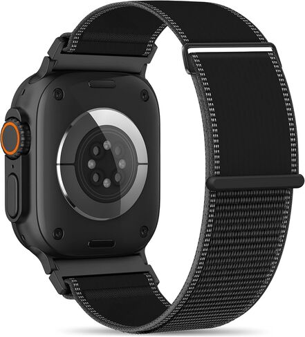 Trail Loop Nylon Band Compatible with Apple Watch Ultra 4 3 2 1 Bands 49mm, 46mm 45mm 44mm 42mm Sport Breathable Replacement iWatch Wrist Strap for SE Series 12 11 10 9 8 7 6 5 4 Men Women in Saudi Arabia