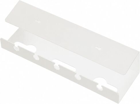 Yajuyi Cable Management Organizer Versatile Under Desk Cable Tray with Backing Sturdy Power Holder for Workstation, Black in Saudi Arabia