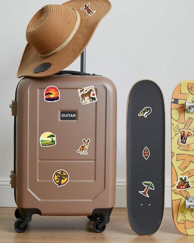 50pcs African Safari Stickers African Wildlife Stickers for Africa Lover Party Favors Gift Adult Teen Water Bottle Laptop Phone Cases Scrapbooking in Saudi Arabia