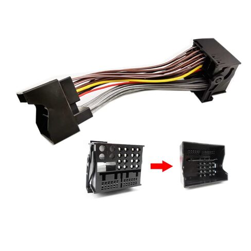 40 Pin Quadlock Extension Adapter Cable Plug Play Wiring Harness for BMW Citroen Ford Mercedes Peugeot VW Audi SEAT Opel Skoda 30CM in Saudi Arabia