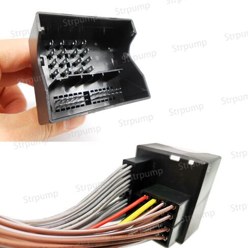 40 Pin Quadlock Extension Adapter Cable Plug Play Wiring Harness for BMW Citroen Ford Mercedes Peugeot VW Audi SEAT Opel Skoda 30CM in Saudi Arabia