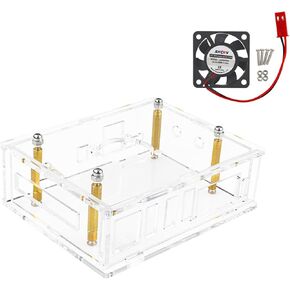 Acrylic Enclosure Case House with Cooling Fan for Pi 5 Plus in Saudi Arabia