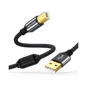 AGVEE 6.6ft USB-C Printer Cable, Type-C to B MIDI Cord in Saudi Arabia