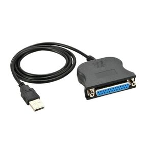 USB to 25 Pin DB25 Female IEEE 1284 Parallel Printer LPT Adapter Print Converter Cord Interface Communication in Saudi Arabia