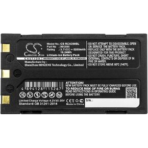 Cameron Sino Battery for RIDGID 37888, 40798, CA-100, CA-300, Micro CA25, Micro CA-300 Inspection Camera PN:RIDGID 990514, 990596 5200mAh / 19.24Wh in Saudi Arabia